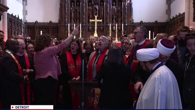 Leaders of different faiths joined together denouncing ICE