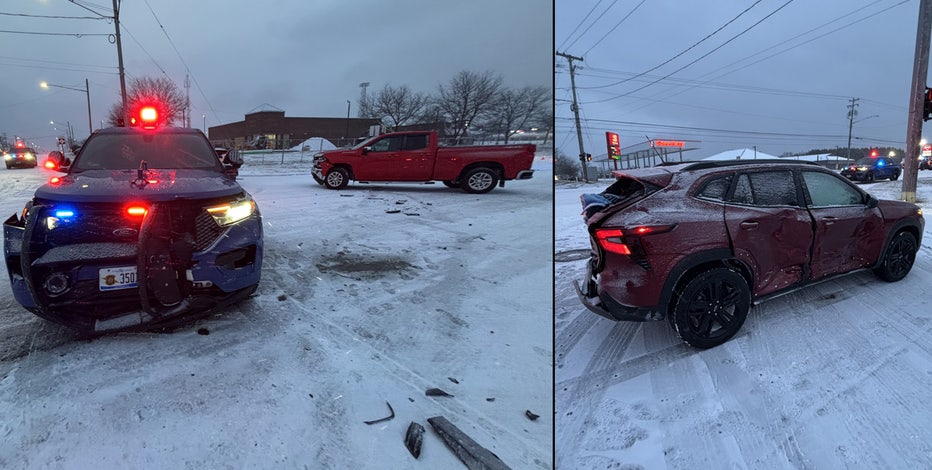 Suspected drunk driver runs red light, causes crash with Michigan State Police troopers