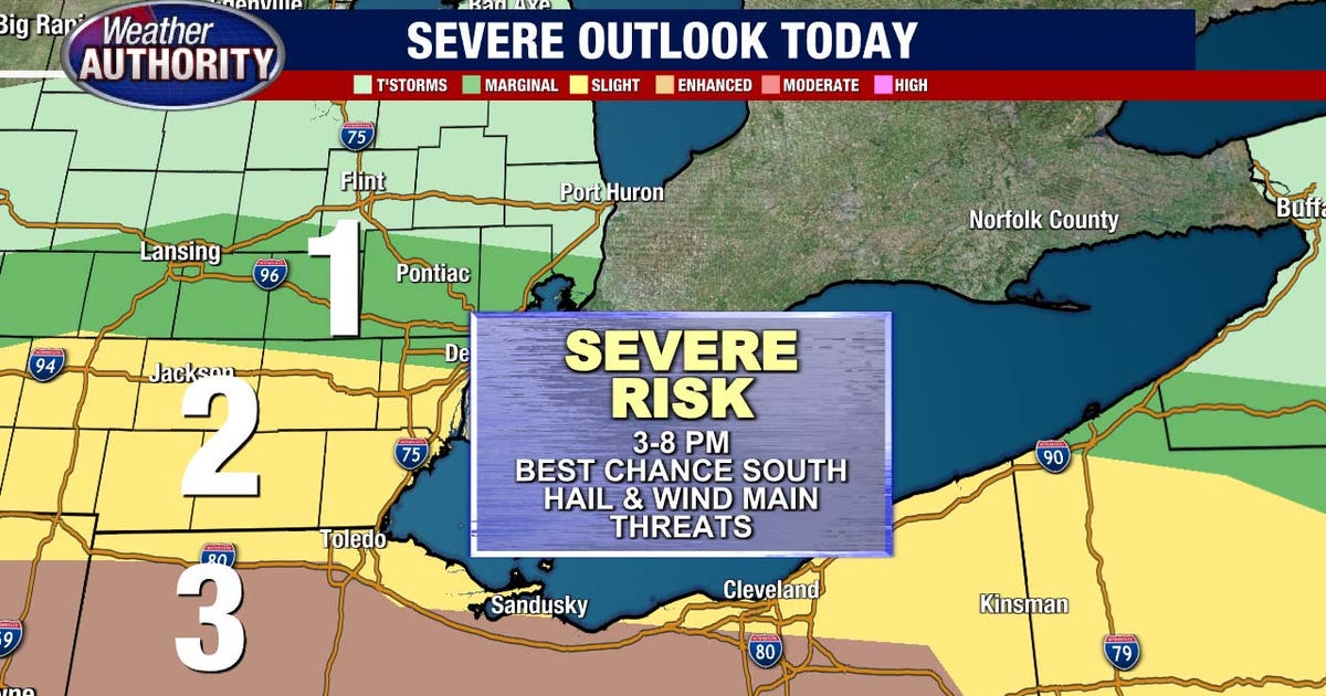 Southeast Michigan storms: Severe weather possible later Thursday | FOX ...