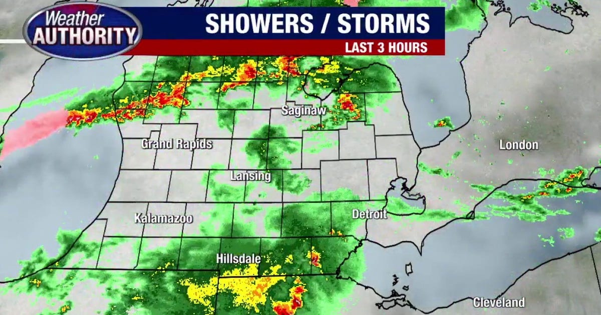 Metro Detroit severe storm chances wanes, most active weather crossing south