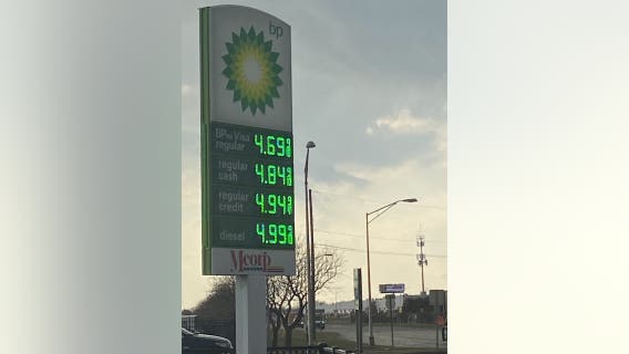 Gas prices spike across Metro Detroit amid Iran conflict