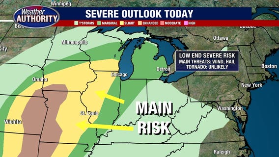 Metro Detroit weather: Limited chance for severe weather as thunderstorms arrive to start the weekend