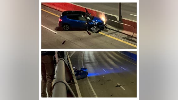 State trooper involved in crash on the Lodge freeway