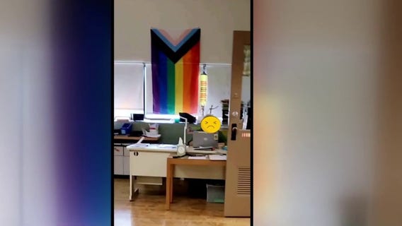 Grosse Pointe Schools parent sues after ban for classroom pride flag video post