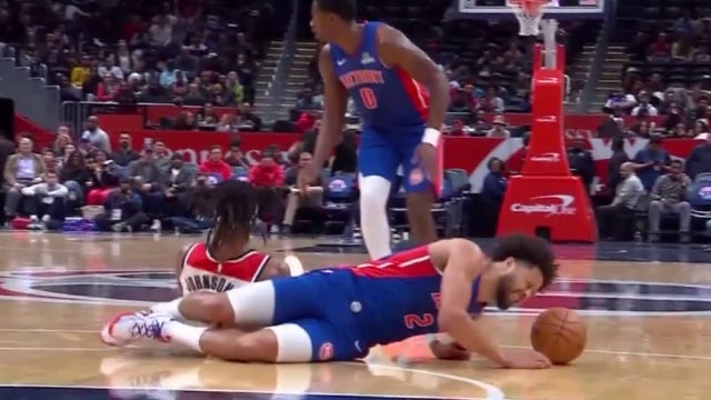 Detroit Pistons' Cade Cunningham suffers lung collapse during Washington Wizards game