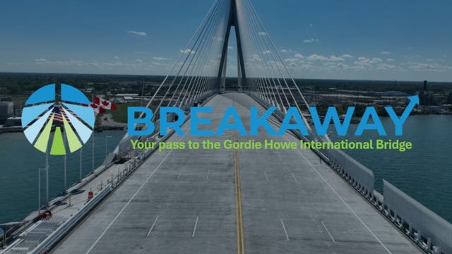Gordie Howe Bridge: New Breakaway plan available for frequent travelers