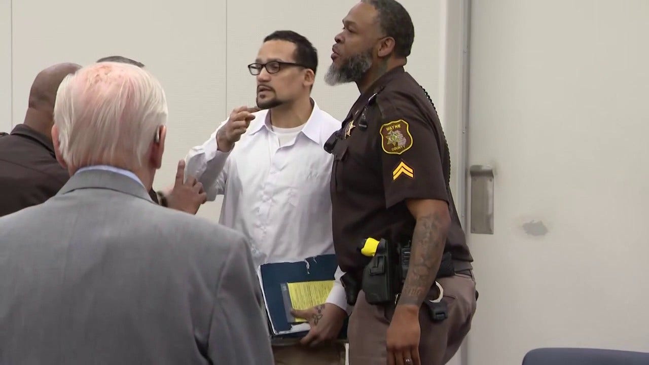 Trial continues for man accused of killing Melvindale police officer after outburst in court