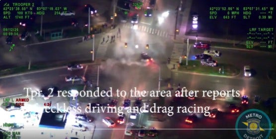 State police helicopter tracks down reckless driver on Detroit's west side