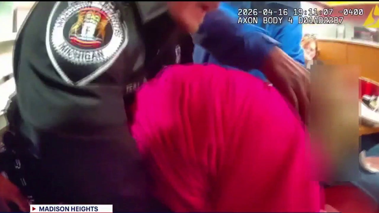 Video: Choking woman saved by Madison Heights police officers