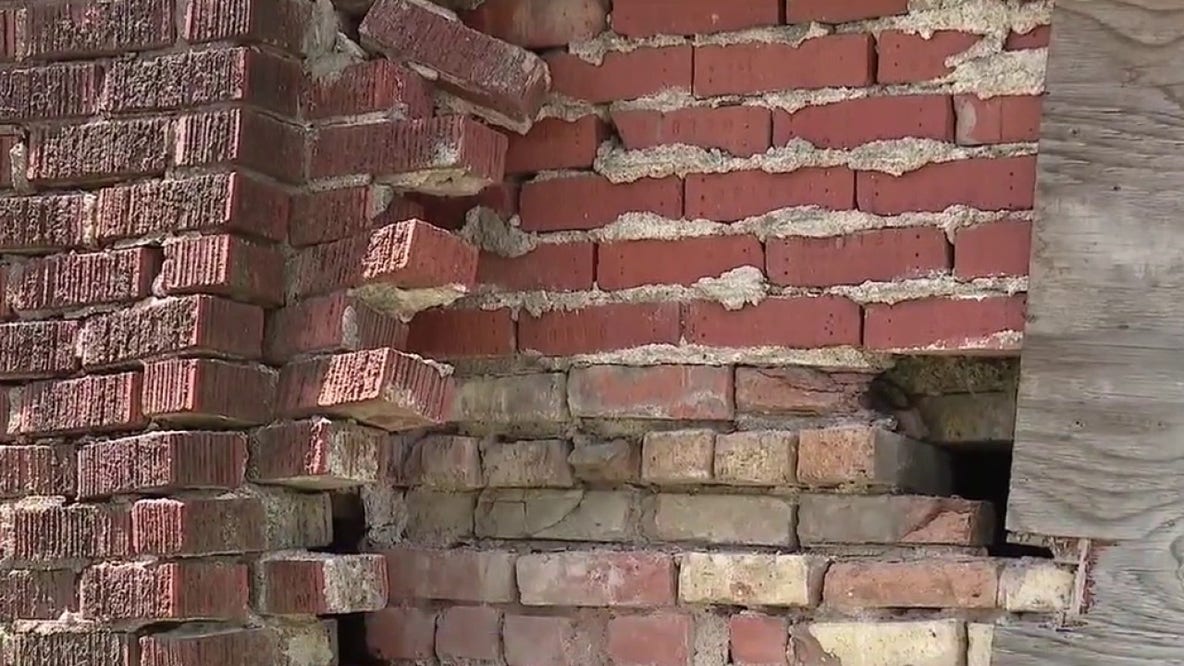 Detroit woman claims people have stolen bricks off her house multiple times