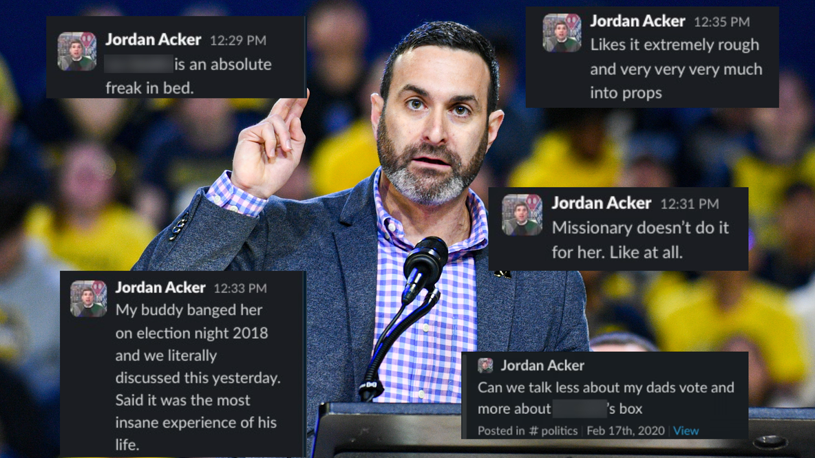 Report by The Guardian alleges obscene messages by UM Regent Jordan Acker