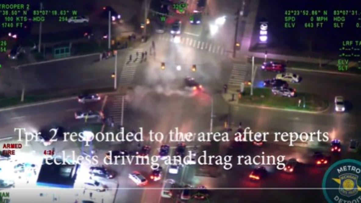 State police helicopter tracks down reckless driver on Detroit's west side