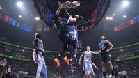 Pistons drop game three, trail Magic 2-1 in opening round series