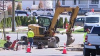 Northville water main break repairs underway, causing road closure