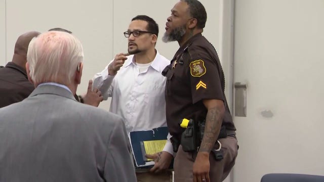 Trial continues for man accused of killing Melvindale police officer after outburst in court