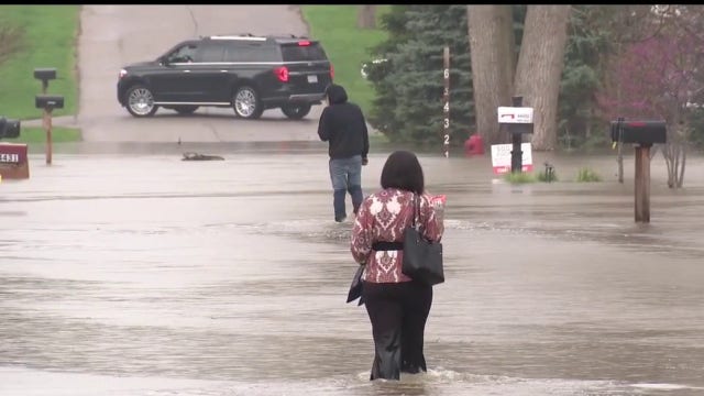 Clinton River overflow receding after causing major flooding in Utica