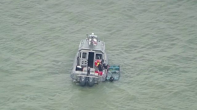 Three boaters rescued from capsized boat on Lake St. Clair