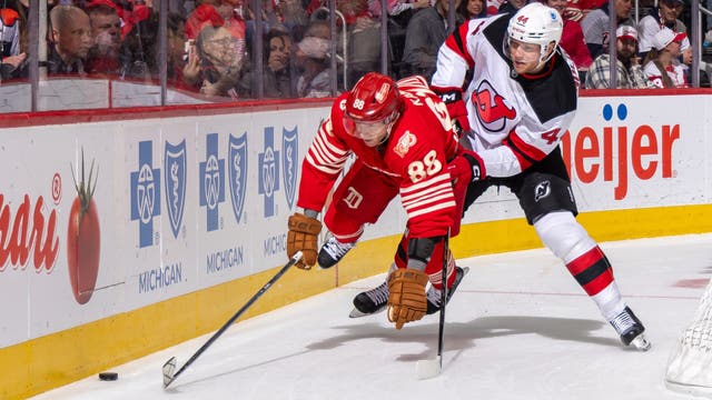 Red Wings eliminated from NHL playoff picture with 5-3 loss to Devils