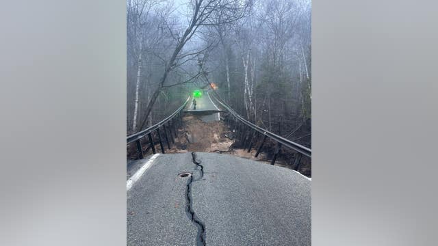 Part of northern Michigan's Tunnel of Trees collapses