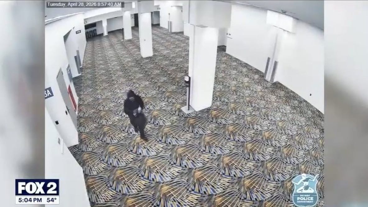 Arson suspect arrested for setting fire inside Detroit's Huntington Place