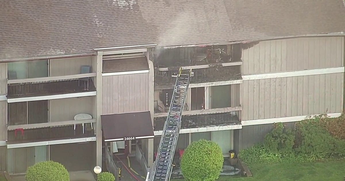 Balcony fire damages Harrison Township apartment