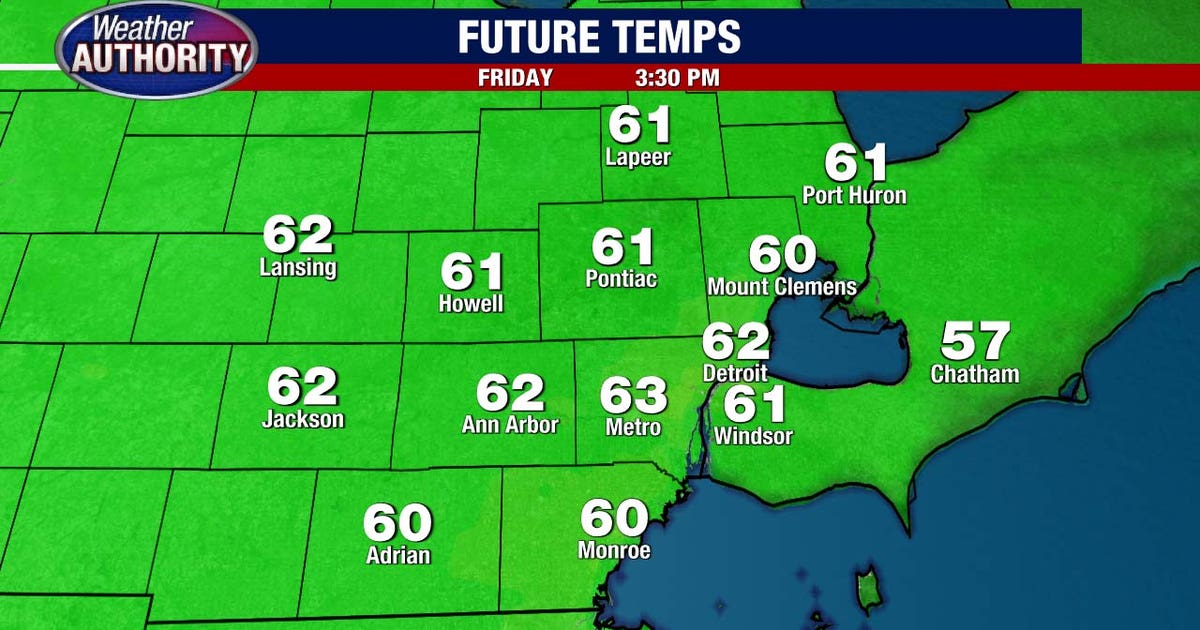 Metro Detroit weather: A cool start but a nice stretch of weather is arriving