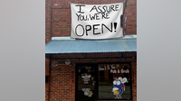 I assure you, we're open!, says Hillsdale bar during construction