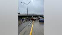 I-696 closed after semi-truck crash