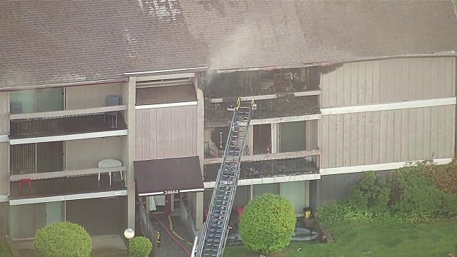 Balcony fire damages Harrison Township apartment