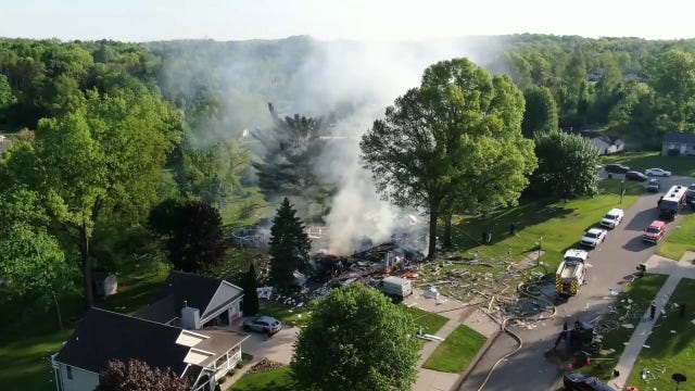 Michigan house explosion leaves one dead, one critically injured