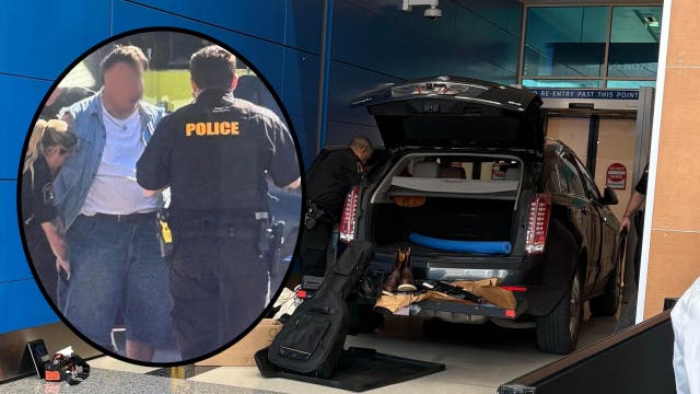 Driver crashes into Evans Terminal at Detroit Metro Airport