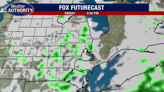 Cool temps, spotty showers continue for Friday