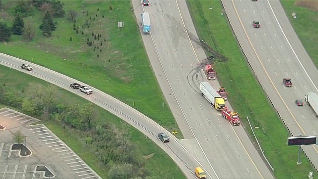 Northbound I-275 reopens at Seven Mile after truck crash