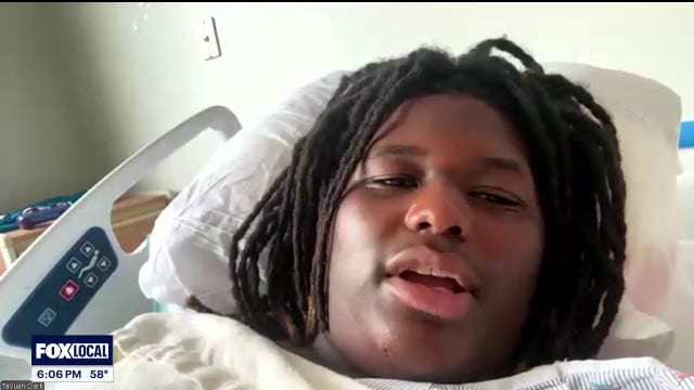 'Don't let me die': 14-year-old shot in Detroit teen takeover shares his story