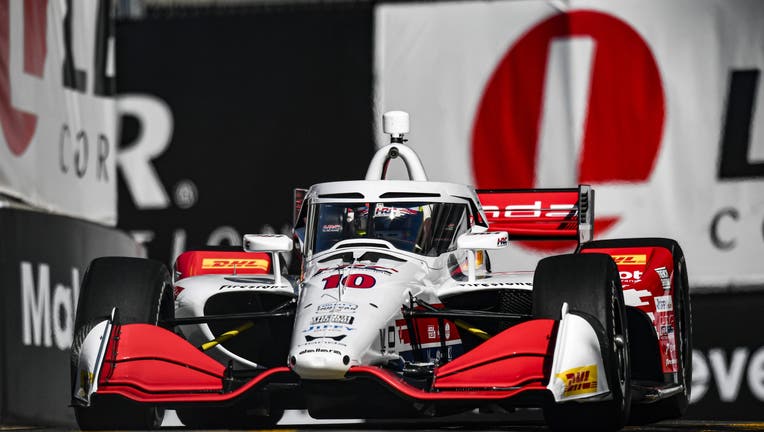 Alex Palou, Chip Ganassi Racing Honda during the NTT INDYCAR Series Chevrolet Detroit Grand Prix on May 30, 2026 in Detroit, Michigan.