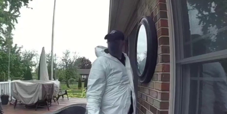 Livonia neighborhood on edge after hazmat suited suspect appears at second home