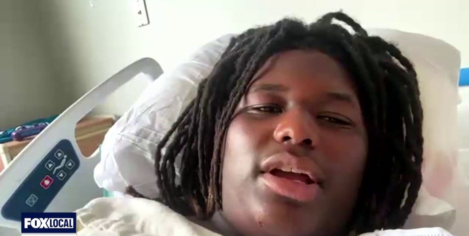 'Don't let me die': 14-year-old shot in Detroit teen takeover shares his story