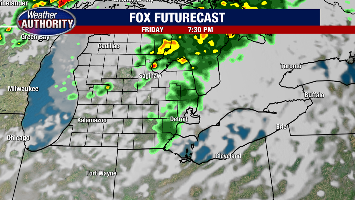 Rain makes a comeback for the weekend; next week heats up
