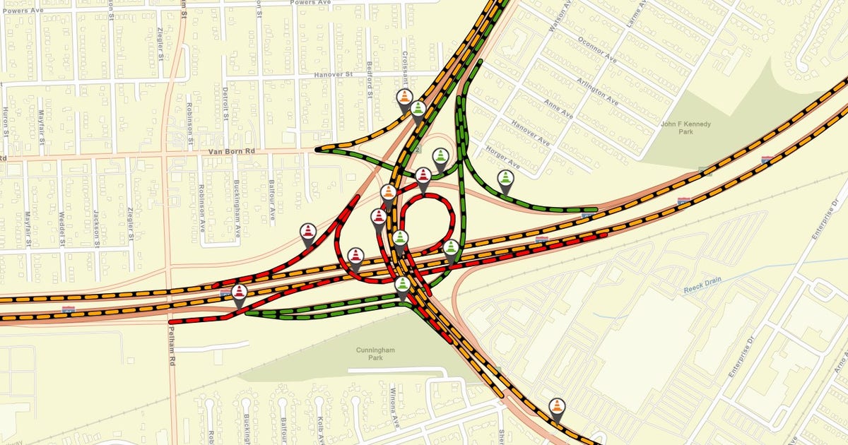 I-94/Southfield ramps closing until spring of 2027