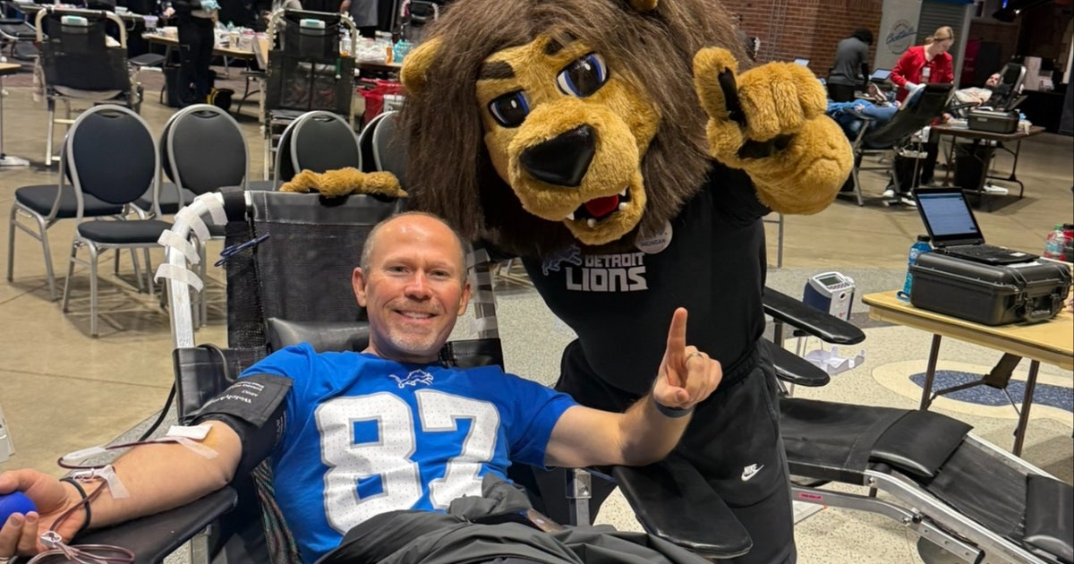 Michigan patients need blood donors. Lions fans can help answer the call.