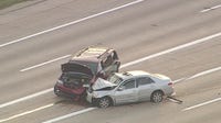 Victim hit by vehicle after getting flat tire on I-96 in Detroit
