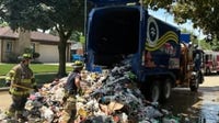 Reminder not to throw lithium-ion batteries away after garbage truck fire