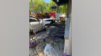 Car crash nearly takes out Gregorio’s Italian Restaurant in Wyandotte