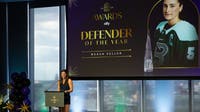 Michigan's Megan Keller wins defender of the year at PWHL Awards