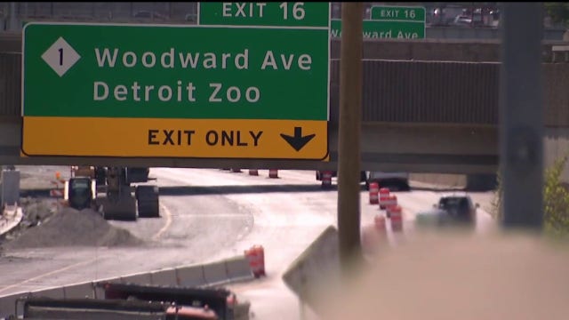 WB I-696 ramps to and from Woodward closing: 'Most impactful time of this project'