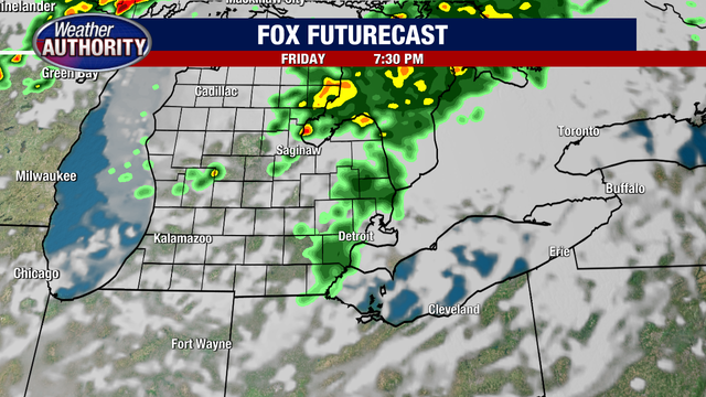 Rain makes a comeback for the weekend; next week heats up