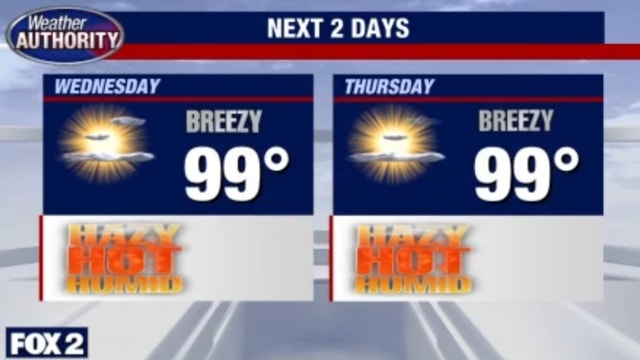 Excessive heat warning in effect through Thursday as temps turn up midweek