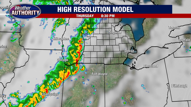 Heat and humidity stay high, severe storm chances for Thursday night