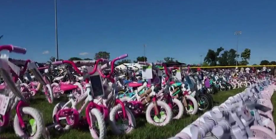 Hundreds of Detroit children ride away with free bikes at 'Occupy the Summer' Event