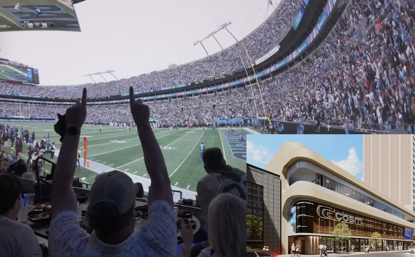 Cosm Detroit opens Sept. 10 downtown, bringing immersive sports viewing experience
